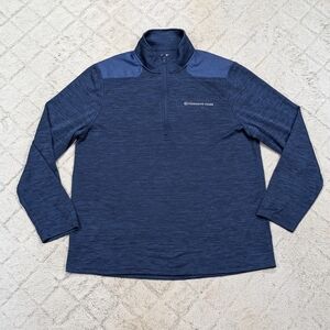 Vineyard Vines Jacket Mens L Blue ¼ Zip Performance Pullover Comfort Casual Golf